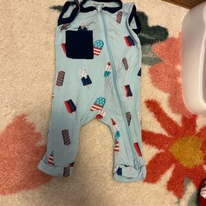 Patriotic Popsicle Kyte Baby One Piece Romper